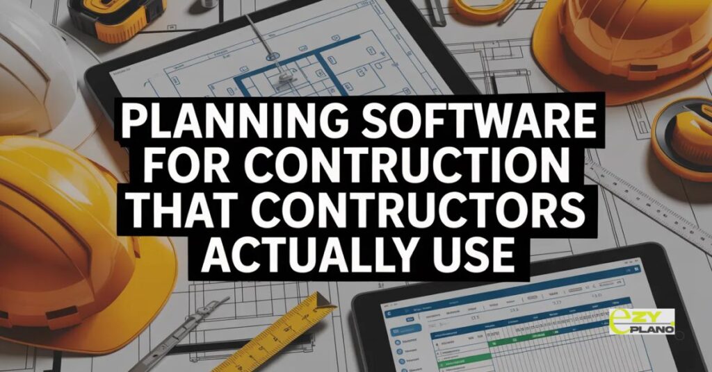 Planning Software for Construction