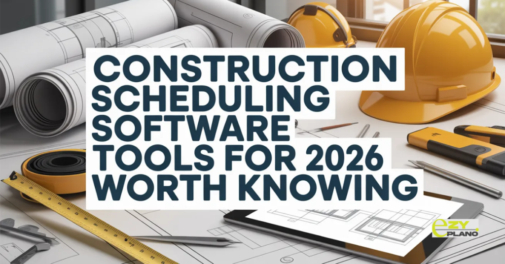 Construction Scheduling Software Tools for 2026